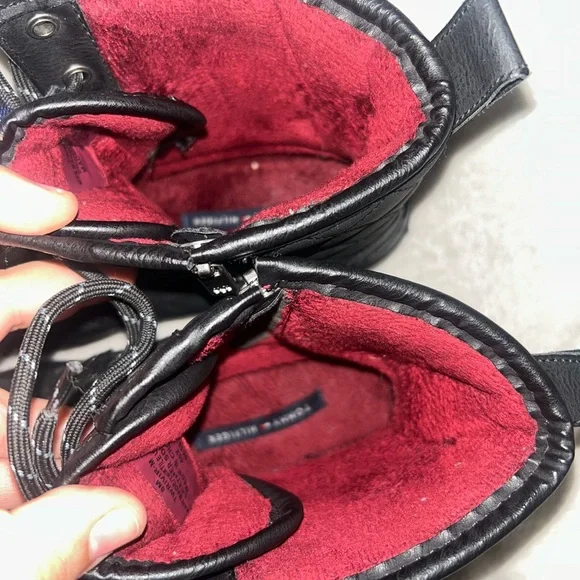 Tommy Hilfiger Black Quilted Winter Boots - Picture 4 of 5